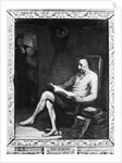 Don Quixote Reading A Novel/Painting by Anonymous