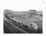 Overhead View of Large Freight Train by Anonymous
