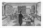 Warden & Convicts in Sing Sing Library by Anonymous