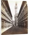Uffizi Palace and Palazzo Vecchio Campanile by Anonymous