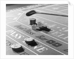 Chips & Dice on a Gambling Table by Anonymous
