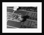 Chips and Dice on Craps Table by Anonymous