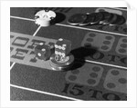 Chips and Dice on Craps Table by Anonymous