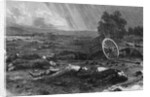 Bodies Lying on Civil War Battlefield by Anonymous