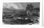 Bodies Lying on Civil War Battlefield by Anonymous