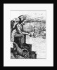 Political Cartoon of Uncle Sam Viewing Europe from Pedestal by Anonymous