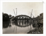 Arched Bridge Under Construction by Anonymous