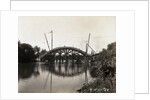 Arched Bridge Under Construction by Anonymous