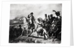 Napoleon with Soldiers on Battlefield by Anonymous