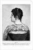 Woman W/Elaborate Tattoos - Woodcut by Anonymous