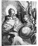 Pope Gregory Seated with Globe in Lap by Anonymous
