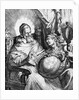 Pope Gregory Seated with Globe in Lap by Anonymous