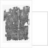Papyrus Roll with Epistle to the Hebrews by Anonymous