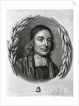 Engraving of Mathematician John Wallis by Anonymous