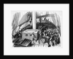 Illustration of Immigrants on Ship Deck by Anonymous