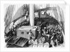Illustration of Immigrants on Ship Deck by Anonymous