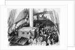 Illustration of Immigrants on Ship Deck by Anonymous