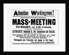 Poster for Haymarket Mass Meeting by Anonymous