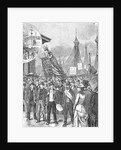 Illus/Labor Parade Passsing Over Bridge by Anonymous