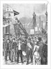 Illus/Labor Parade Passsing Over Bridge by Anonymous