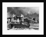Shacks of Bonus Army Burning in Washington DC by Anonymous