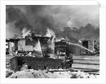 Shacks of Bonus Army Burning in Washington DC by Anonymous