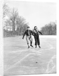 Couple Ice Skating by Anonymous