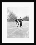 Couple Ice Skating by Anonymous