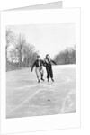 Couple Ice Skating by Anonymous