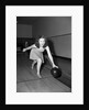 Young Woman Bowling by Anonymous