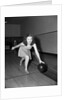 Young Woman Bowling by Anonymous