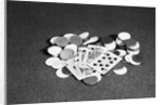Spade Royal Flush on Poker Chips by Anonymous