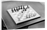 Chess Board with Moved Pieces by Anonymous