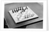 Chess Board with Moved Pieces by Anonymous