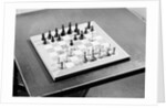 Chess Board with Moved Pieces by Anonymous