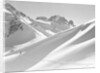 Lone Skier Shadowed by Mont Blanc