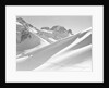Lone Skier Shadowed by Mont Blanc