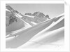Lone Skier Shadowed by Mont Blanc