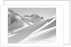 Lone Skier Shadowed by Mont Blanc