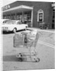 Shopping Cart In Grocery Parking Lot by Anonymous