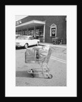 Shopping Cart In Grocery Parking Lot by Anonymous