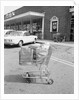 Shopping Cart In Grocery Parking Lot by Anonymous
