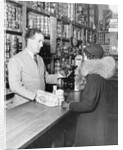 Woman and Grocer by Anonymous