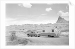 Automobile & Trailer On Badlands Highway by Anonymous