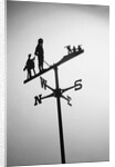 Golfer And Caddy Weather Vane by Anonymous
