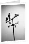 Golfer And Caddy Weather Vane by Anonymous