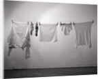 Clothes/Socks/Underwear On Clothesline by Anonymous