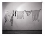Clothes/Socks/Underwear On Clothesline by Anonymous