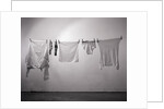 Clothes/Socks/Underwear On Clothesline by Anonymous