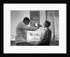 Doctor Examining Boy Patient by Anonymous